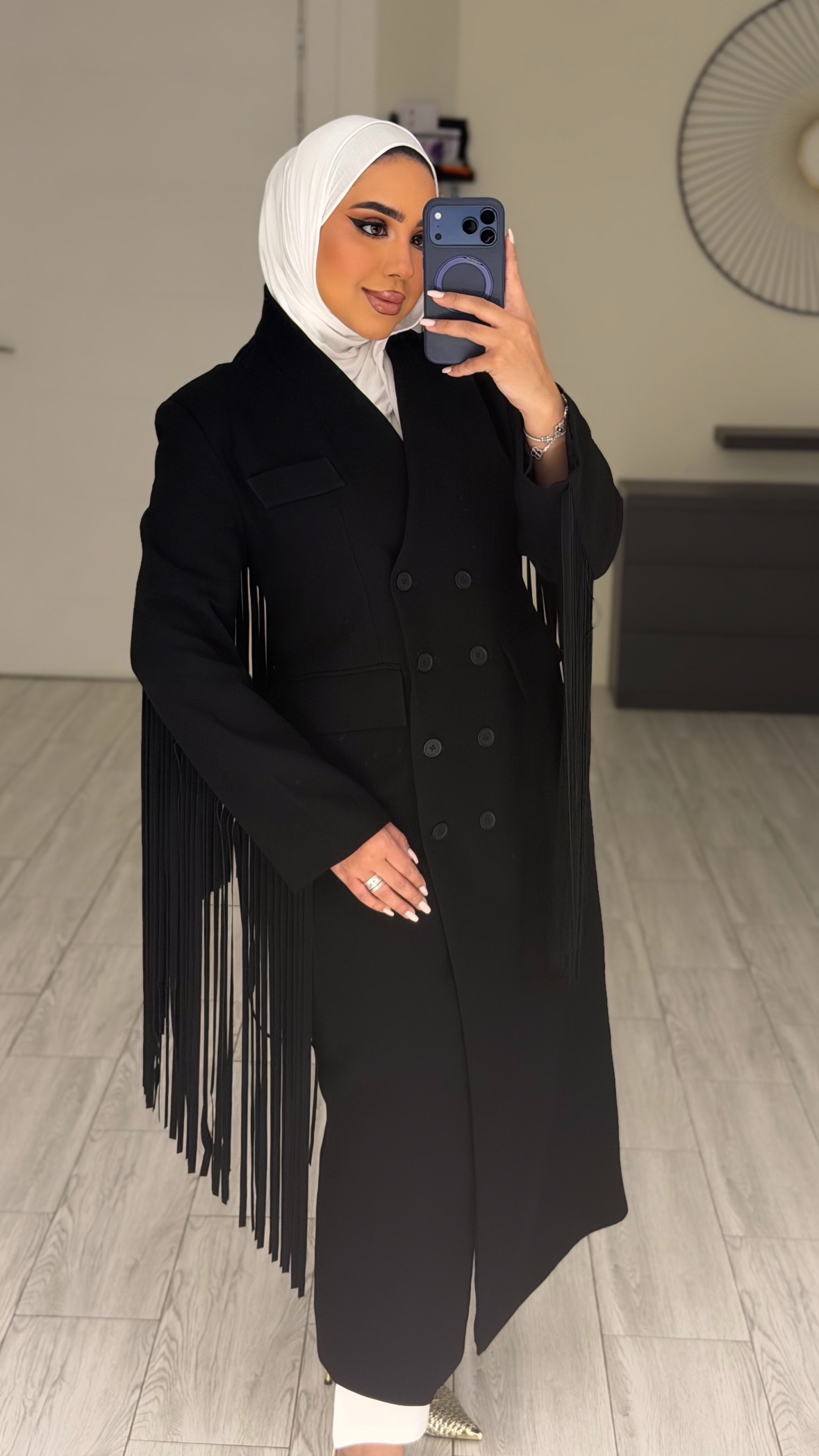 Black hadab blazer - الصورة 5