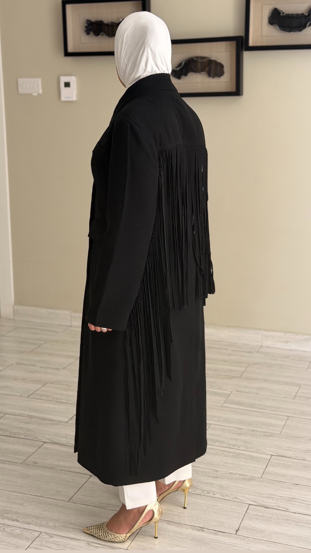 Black hadab blazer - الصورة 6