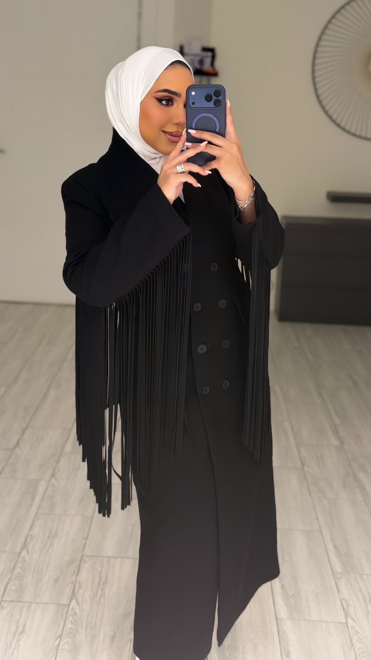 Black hadab blazer - الصورة 2