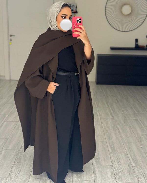 ⁦Abaya - blazer - scarf⁩ - الصورة ⁦8⁩
