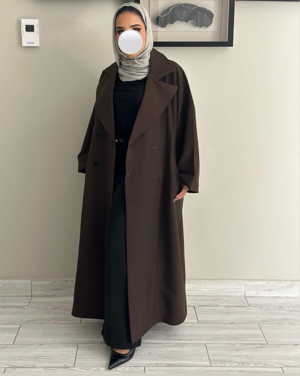 ⁦Abaya - blazer - scarf⁩ - الصورة ⁦11⁩