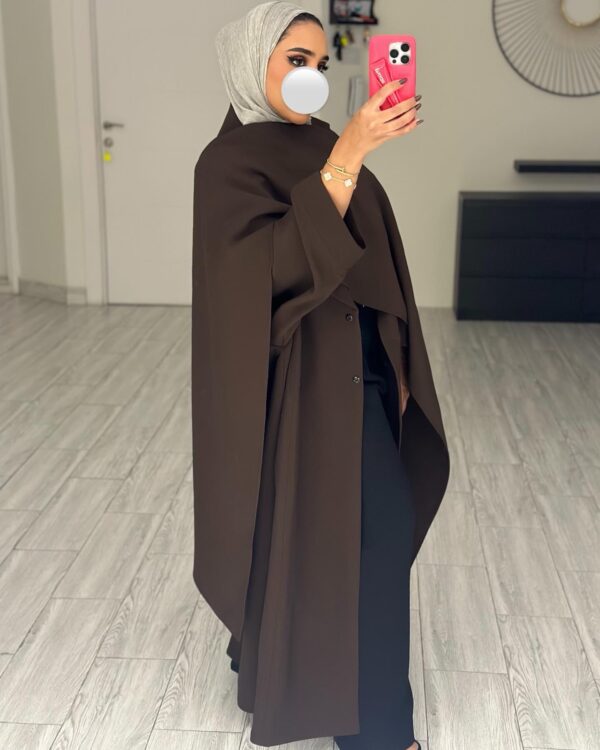 ⁦Abaya - blazer - scarf⁩ - الصورة ⁦2⁩