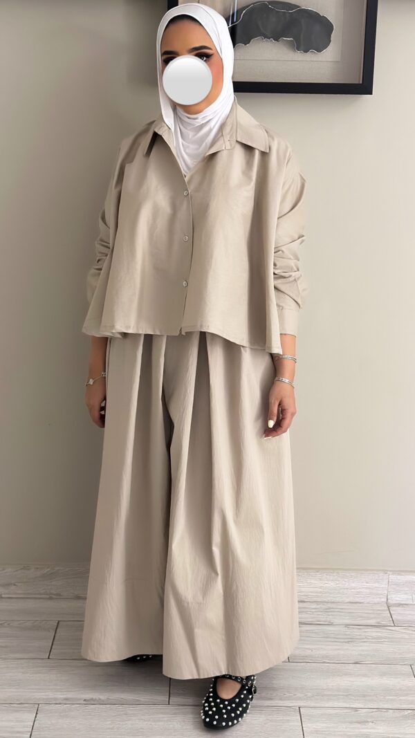 ⁦Light beige set⁩ - الصورة ⁦3⁩