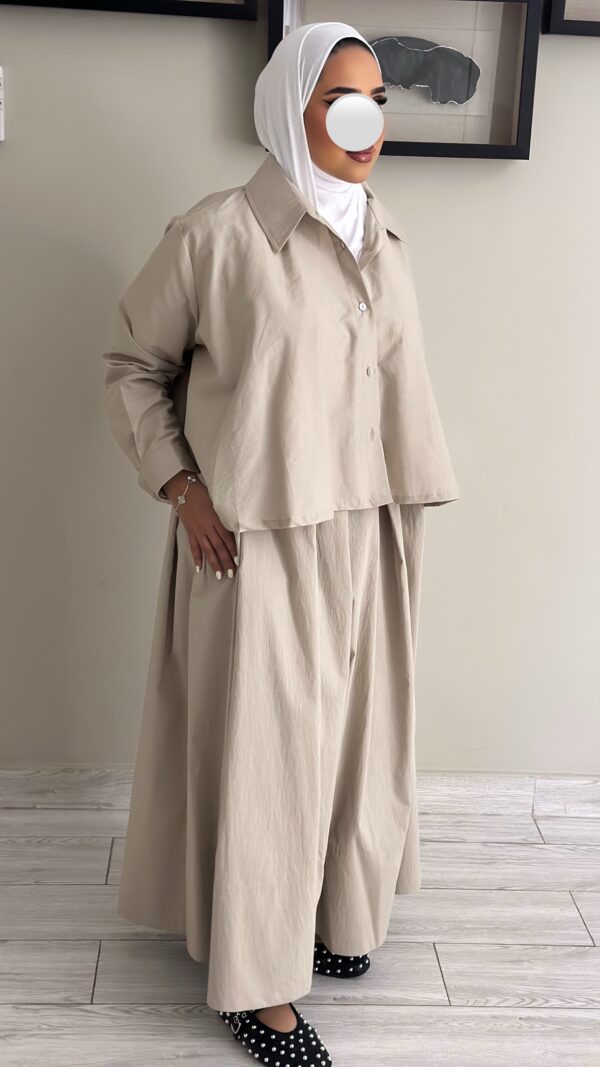 ⁦Light beige set⁩ - الصورة ⁦2⁩