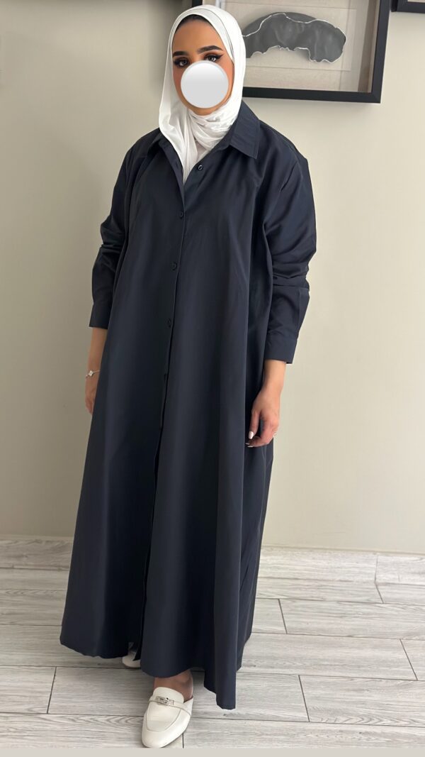 ⁦Navy blue freesize dress⁩ - الصورة ⁦5⁩
