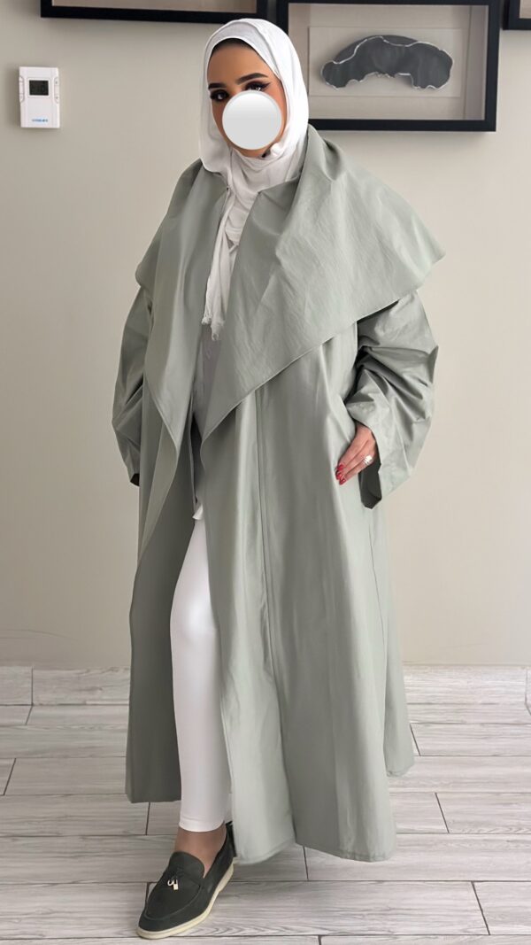 ⁦Matcha trench coat⁩ - الصورة ⁦5⁩