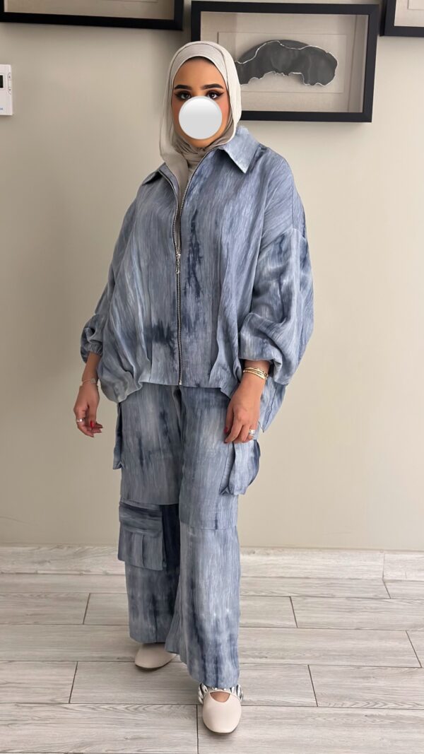 ⁦Tie dye Blue set🦋⁩ - الصورة ⁦2⁩