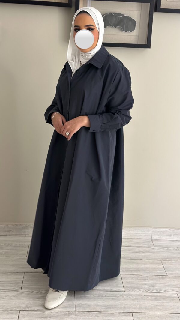⁦Navy blue freesize dress⁩ - الصورة ⁦3⁩