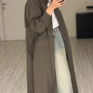 Grey Freesize Jacket - الصورة 2