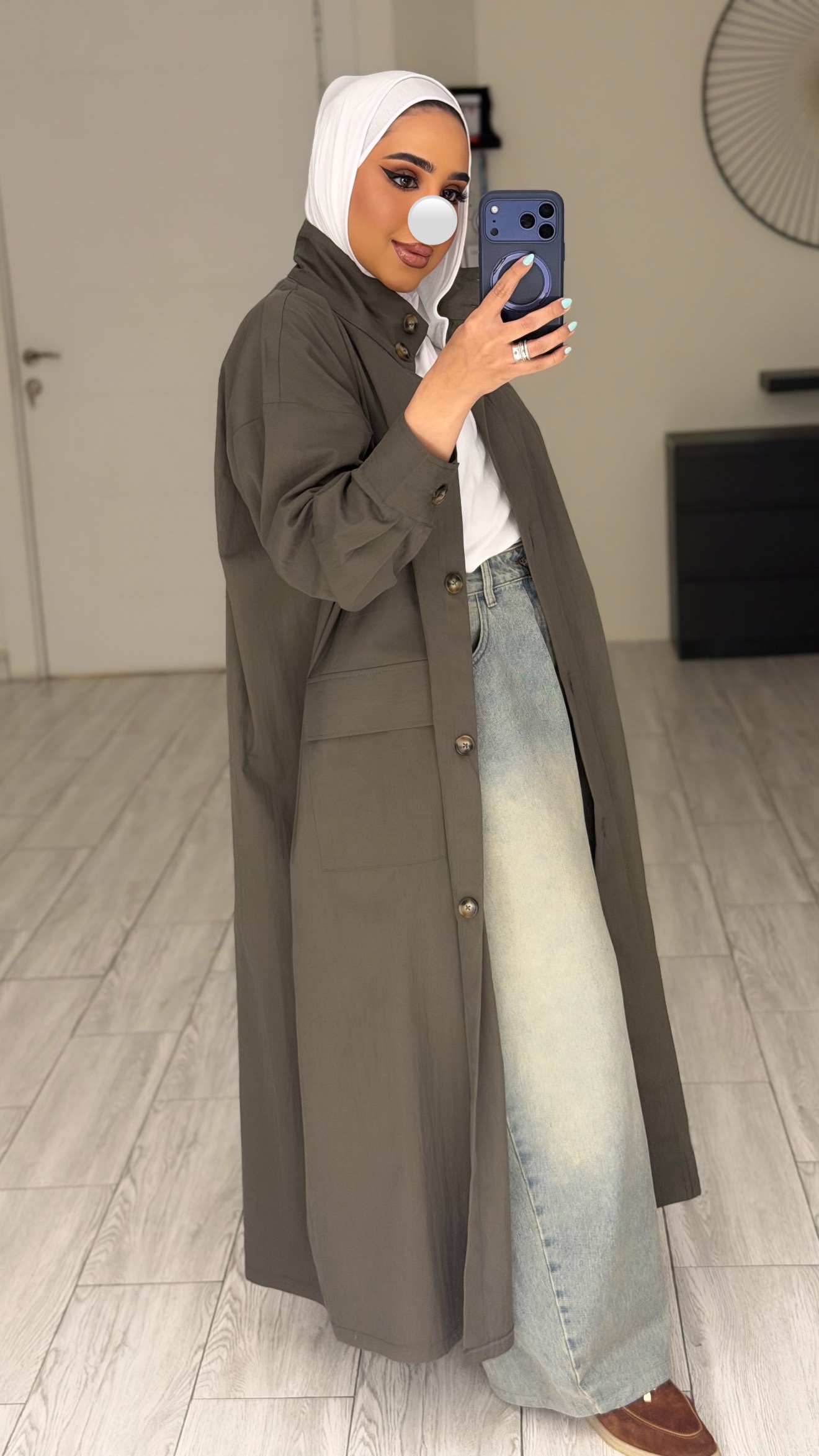Grey Freesize Jacket - الصورة 2