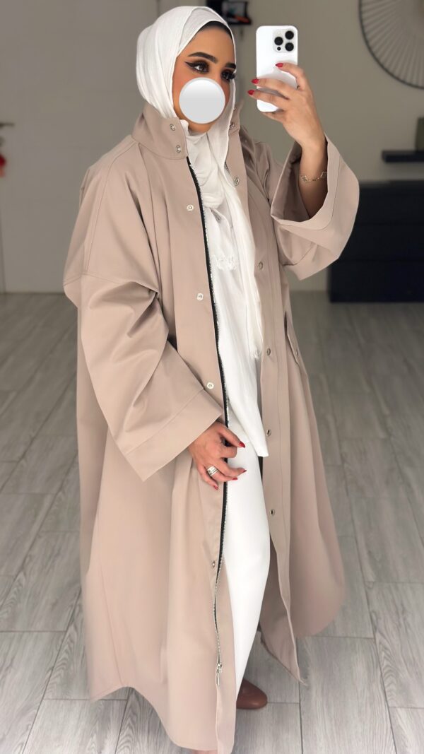 ⁦Nude pink trench coat⁩ - الصورة ⁦2⁩