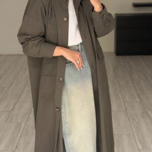 Grey Freesize Jacket - الصورة 3