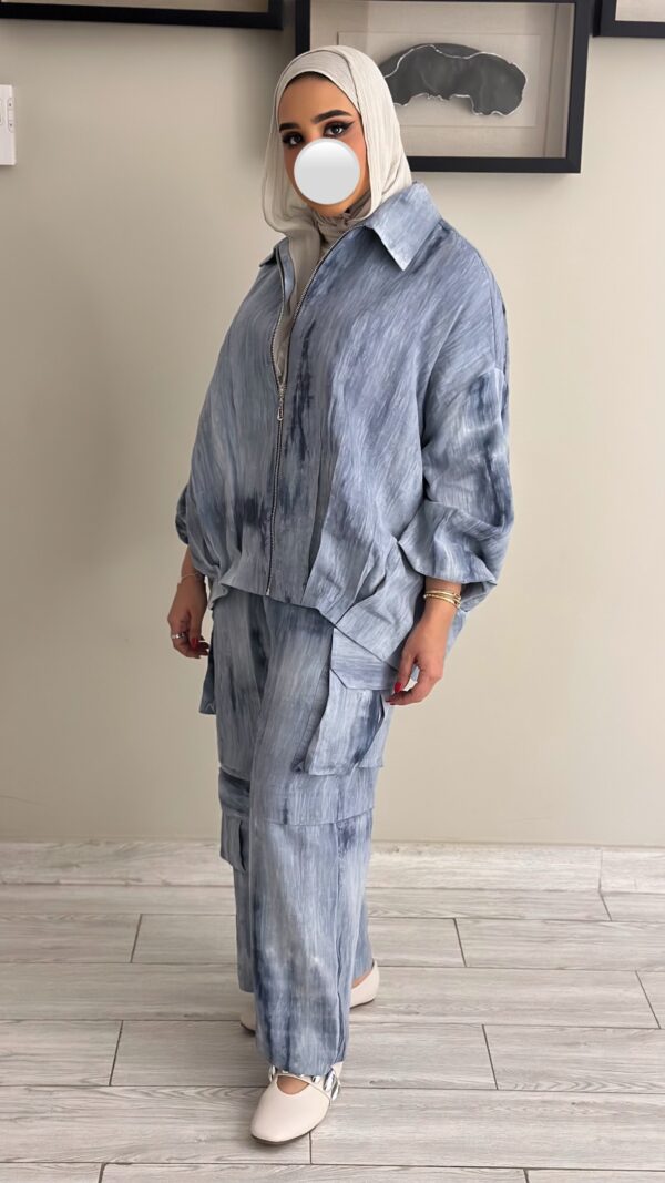 ⁦Tie dye Blue set🦋⁩ - الصورة ⁦5⁩