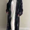 Black jeans trench coat