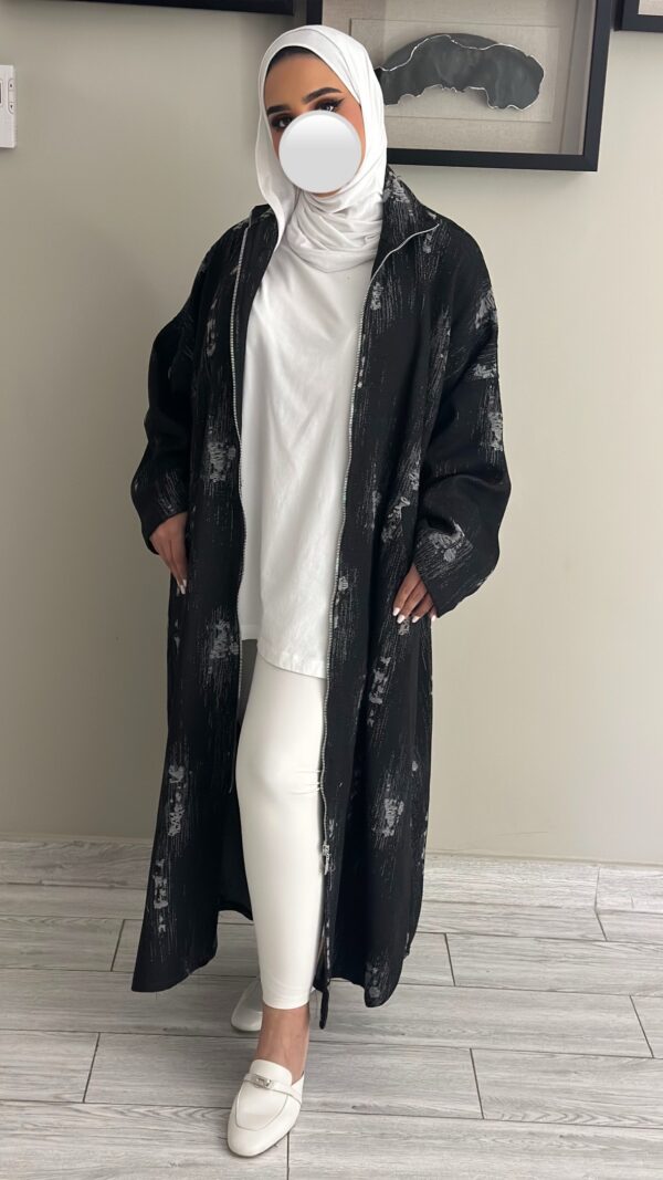 Black jeans trench coat