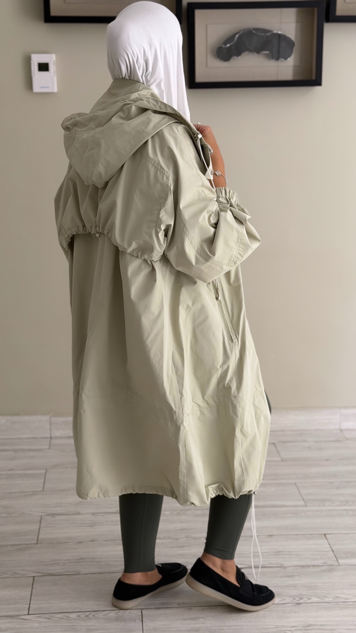 Mint Trench coat