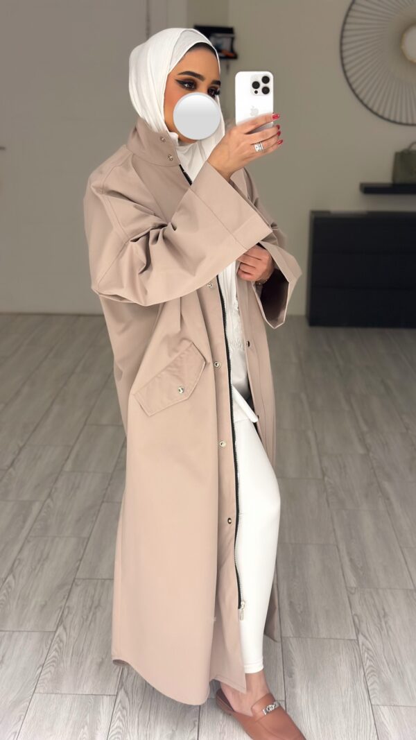 ⁦Nude pink trench coat⁩ - الصورة ⁦5⁩