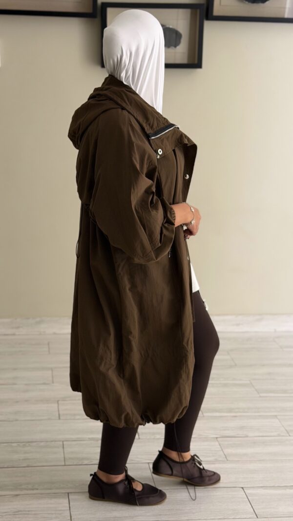 ⁦Mocha Trench coat⁩ - الصورة ⁦4⁩