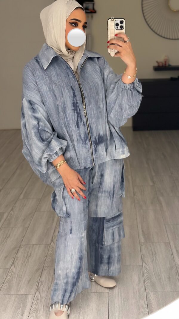 ⁦Tie dye Blue set🦋⁩ - الصورة ⁦4⁩