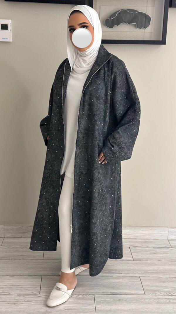 Jeans trench coat