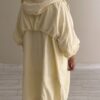 Cream butteryellow Trench coat