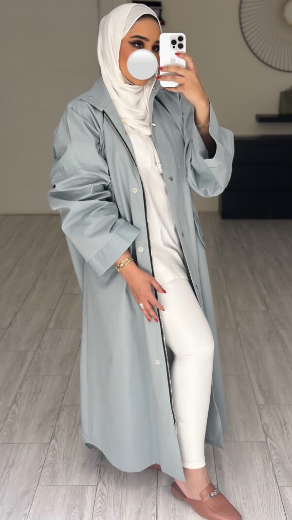 Tropical trench coat