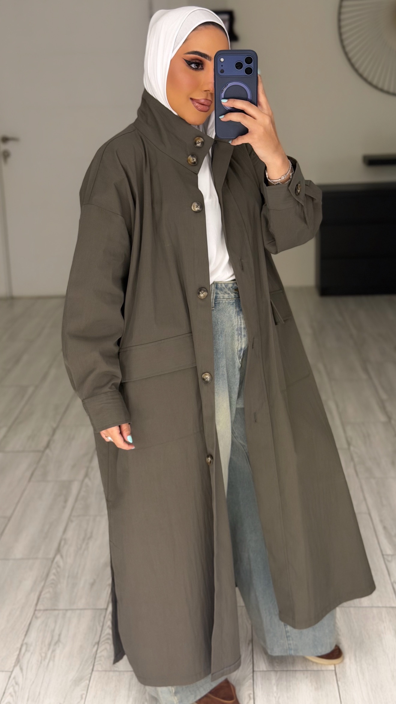 Grey Freesize Jacket - الصورة 6