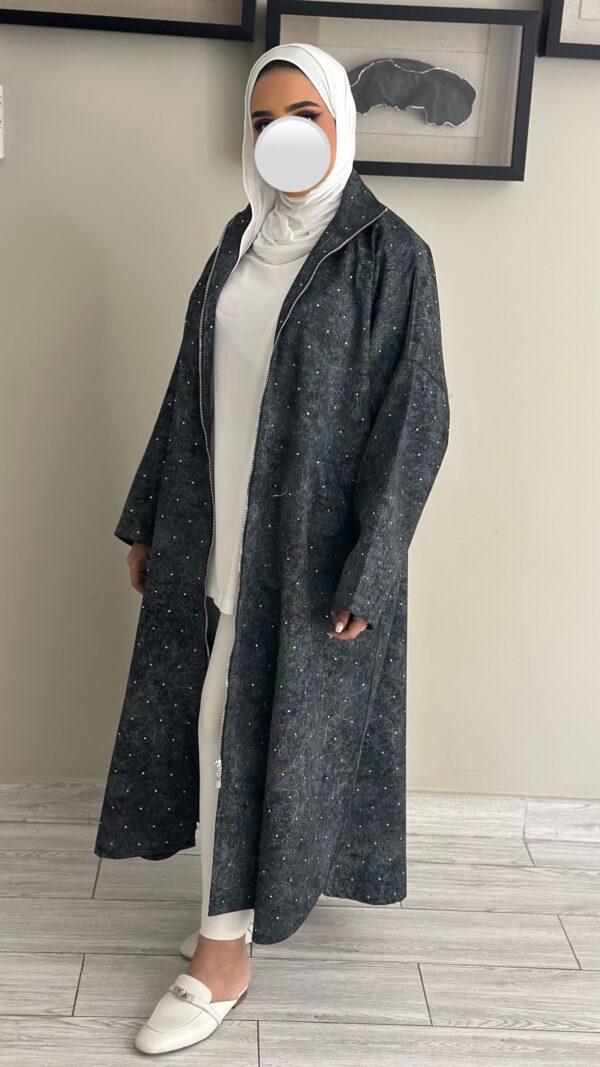 ⁦Jeans trench coat⁩ - الصورة ⁦4⁩