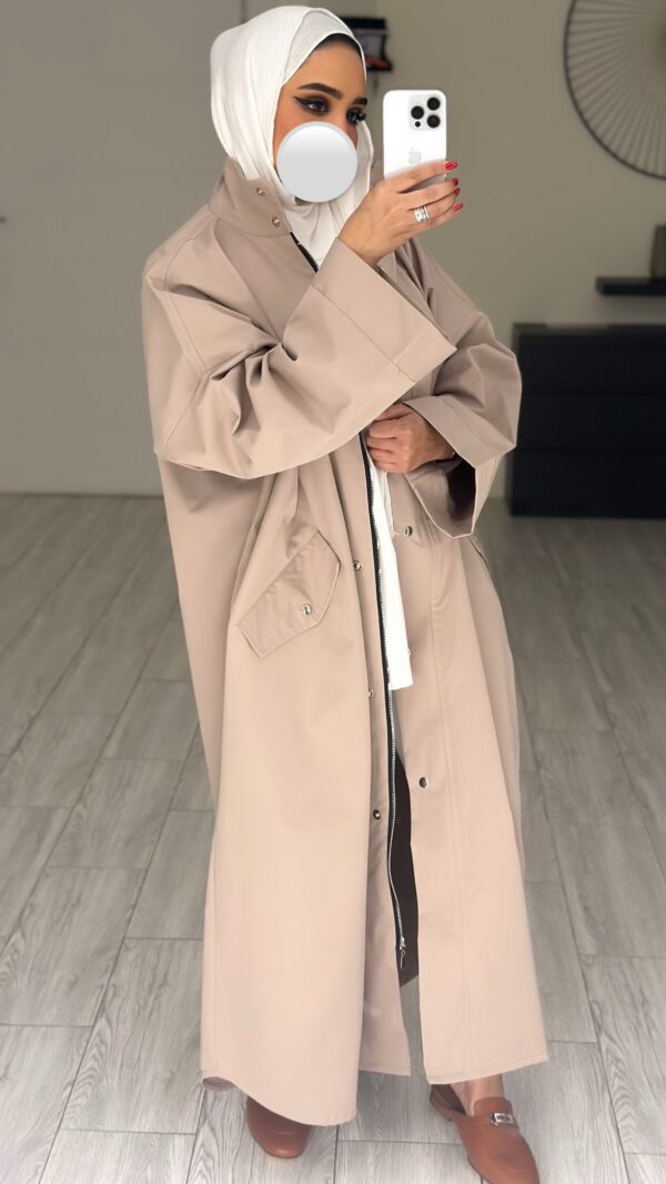 ⁦Nude pink trench coat⁩ - الصورة ⁦3⁩