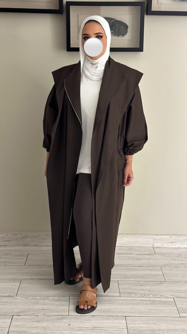 ⁦Brown trench coat⁩ - الصورة ⁦3⁩