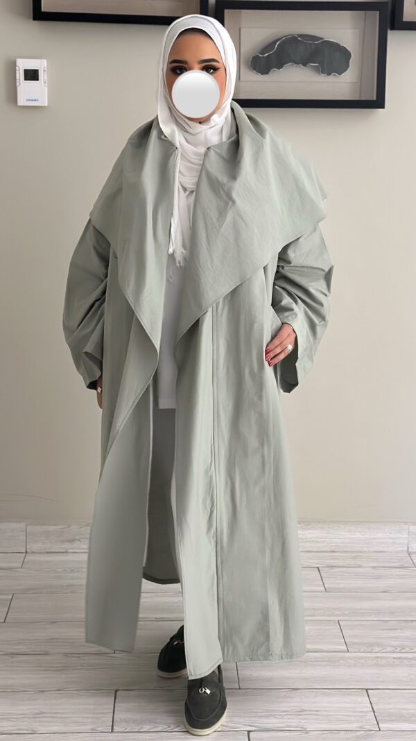 ⁦Matcha trench coat⁩ - الصورة ⁦4⁩