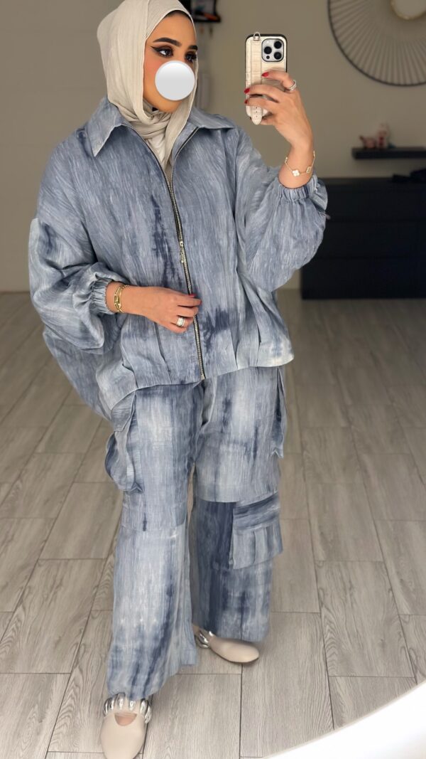 ⁦Tie dye Blue set🦋⁩ - الصورة ⁦8⁩
