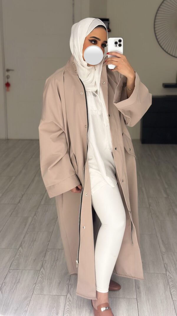 ⁦Nude pink trench coat⁩ - الصورة ⁦7⁩