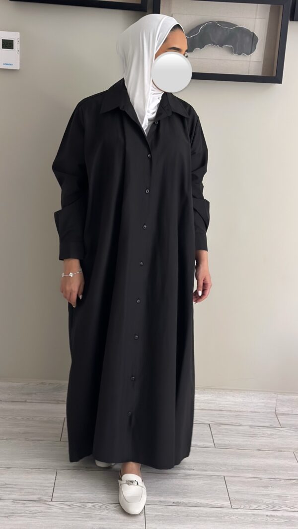 ⁦Black freesize dress⁩ - الصورة ⁦2⁩