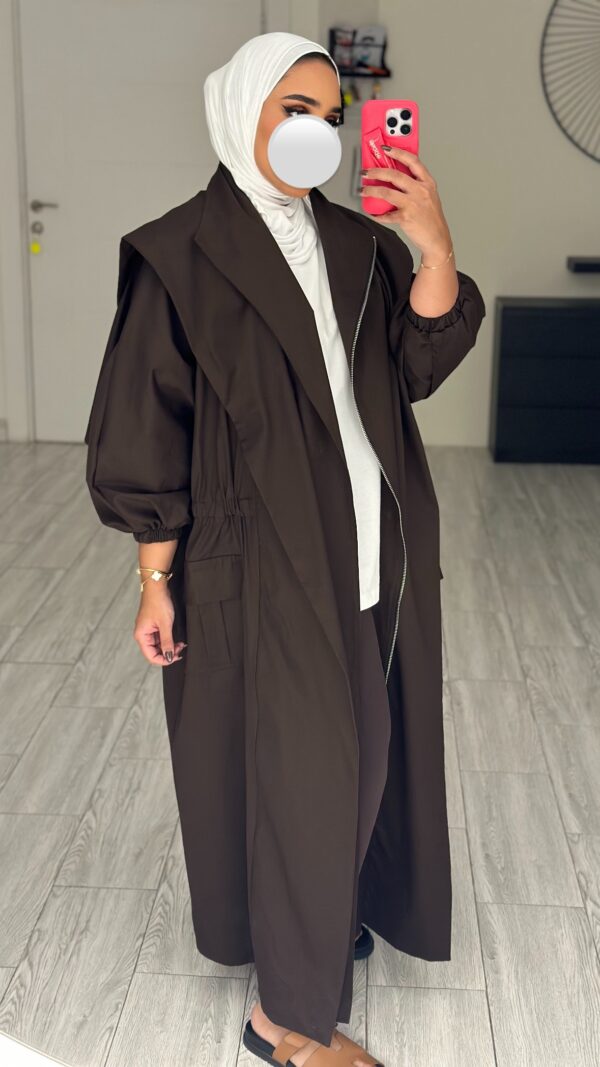 ⁦Brown trench coat⁩ - الصورة ⁦2⁩