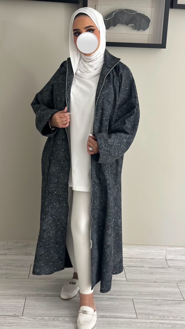 ⁦Jeans trench coat⁩ - الصورة ⁦2⁩