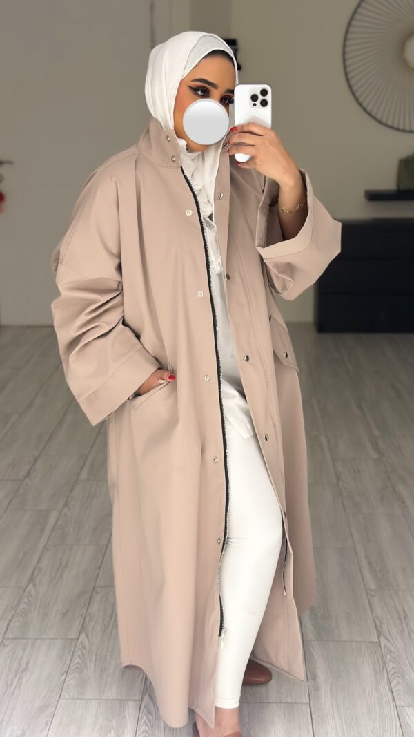 ⁦Nude pink trench coat⁩ - الصورة ⁦6⁩