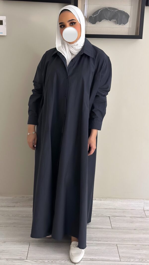 ⁦Navy blue freesize dress⁩ - الصورة ⁦8⁩