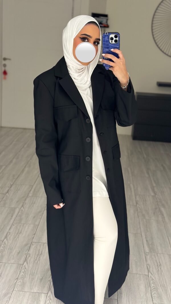Unique black blazer