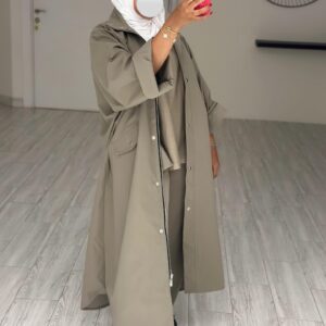 Basic trench coat dark beige