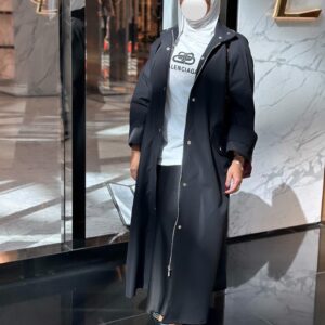 Basic trench coat - الصورة 6