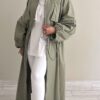 Pistachio Trench Coat