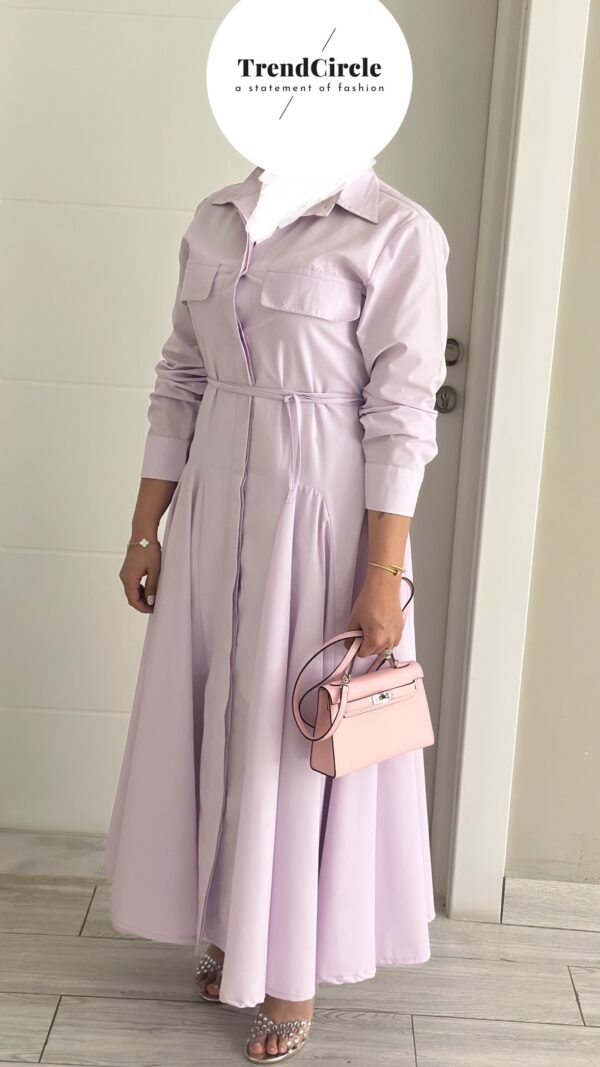 ⁦Pastel lilac dress⁩ - الصورة ⁦6⁩