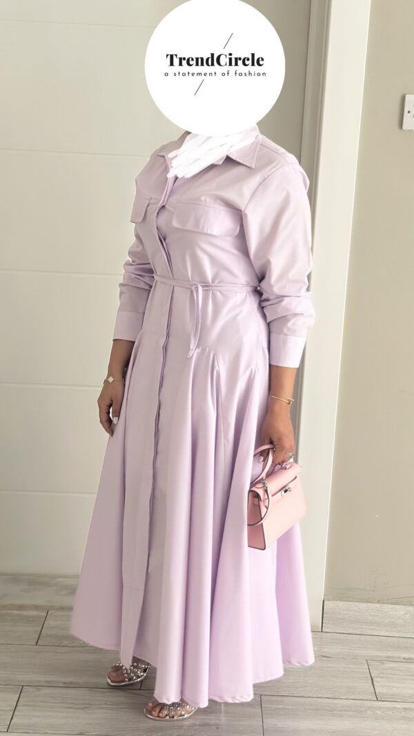 ⁦Pastel lilac dress⁩ - الصورة ⁦4⁩