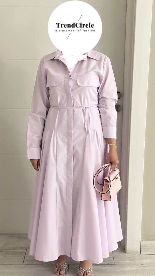 ⁦Pastel lilac dress⁩ - الصورة ⁦3⁩