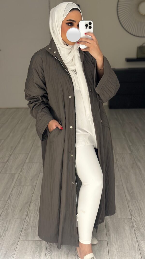 ⁦Ultimate Grey trench coat⁩ - الصورة ⁦3⁩