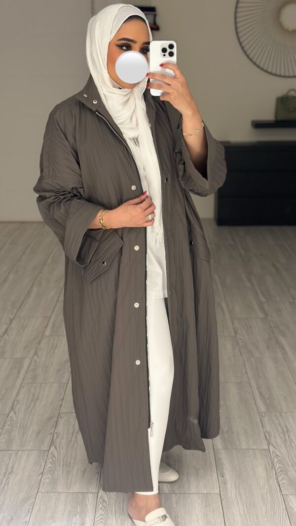 ⁦Ultimate Grey trench coat⁩ - الصورة ⁦5⁩