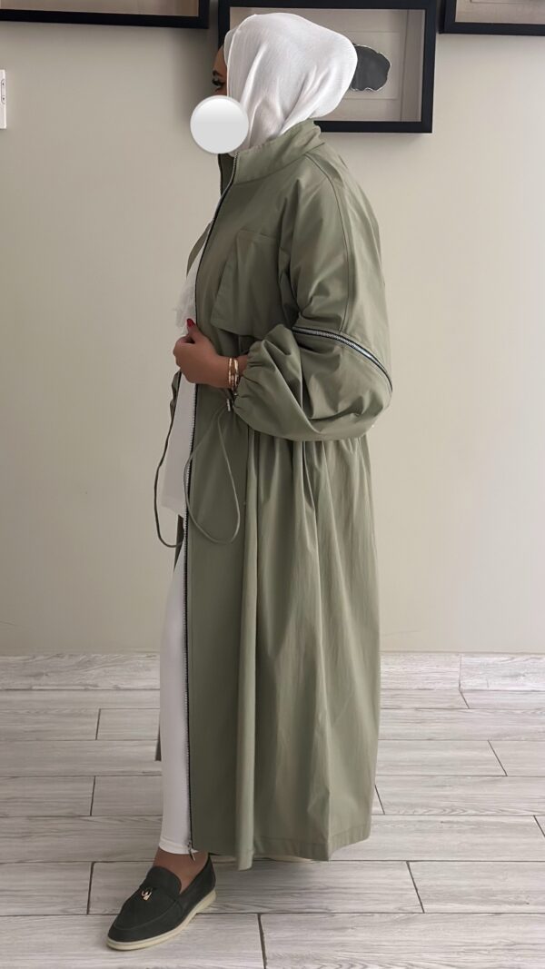⁦Pistachio Trench Coat⁩ - الصورة ⁦6⁩