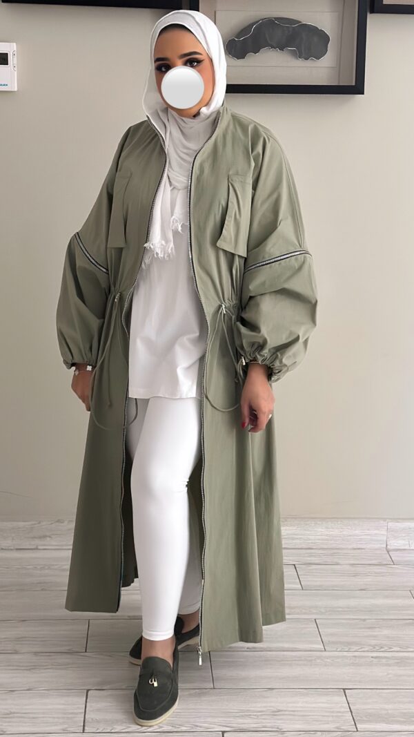 ⁦Pistachio Trench Coat⁩ - الصورة ⁦8⁩