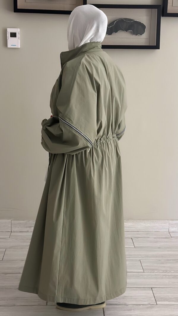 ⁦Pistachio Trench Coat⁩ - الصورة ⁦7⁩